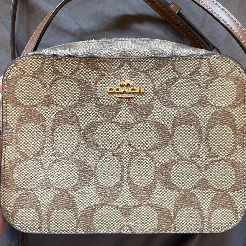 Coach mini camera bag in signature canvas - Picture 8 of 8